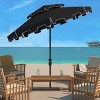 Zimmerman 9Ft Double Top Market Umbrella - PAT8200 - Safavieh - 2 of 3