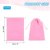 Unique Bargains Velvet Drawstring Pouch Wedding Favor Party Birthday Festivals Gift Packaging Bag 12 Pcs - 2 of 3