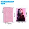 Unique Bargains Love Heart PVC Material Photocard Binder Album with 32 Pockets 4.3"x3.3" 2 Pcs - 2 of 4