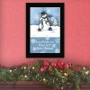 Gulches Series "Trendy Snowman" in by Diane Arthur 1 Piece Black Frame Printed Wall Art Modern Poster Art Print 14 in. x 1 in. - 2 of 4