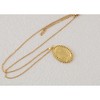 Anna-Kaci Gold Plated Crystal Rhinestone Mary Catholic Necklace Christian Jewelry for Women - 4 of 4