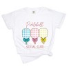 Simply Sage Market Pickleball Checkered Paddles Garment Dyed Tee - 2 of 4