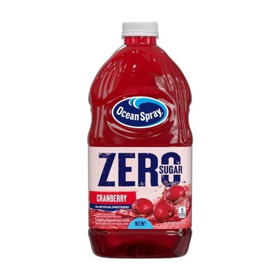 Ocean Spray® ZERO Sugar Cranberry Juice Drink 64 fl oz (Pack of 2)