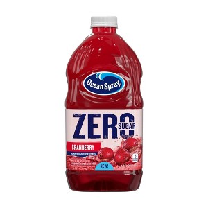 Ocean Spray® ZERO Sugar Cranberry Juice Drink 64 fl oz (Pack of 4) - 1 of 4