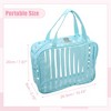 Unique Bargains Large Capacity PVC Clear Zipper Makeup Bag Organizers 1 Pc - 2 of 4