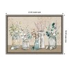Amanti Art Cotton Bouquet in Vases I by Mary Urban Canvas Wall Art Print Framed 23 x 16-in. - 4 of 4
