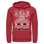 Men's National Lampoon's Christmas Vacation Griswold Family Christmas Ugly Sweater Pull Over Hoodie