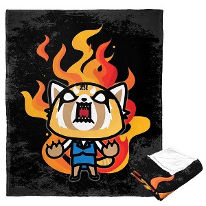 Aggretsuko Fiery Rage Silk Touch Throw Blanket - 1 of 4