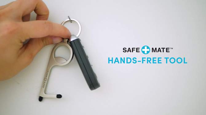 Safe+Mate Touchless Door Opener Keyring, 2 of 10, play video