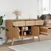 vidaXL Sideboard OLDEN Brown 44.9 in.x16.9 in.x28.9 in. Solid Wood Pine - 4 of 4