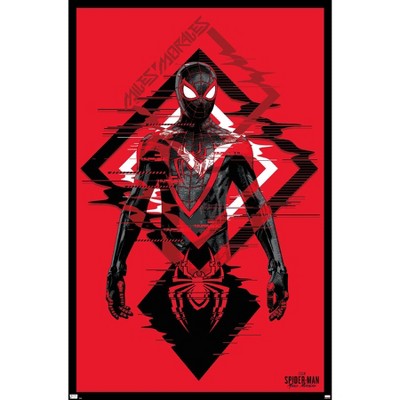 Trends International Marvel's Spider-man: Miles Morales - Suit Unframed ...