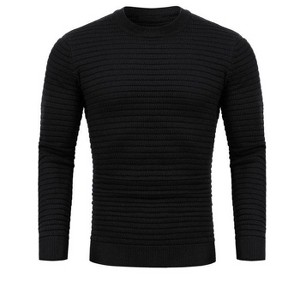 Coolmee Men's Crew Neck Knit Sweaters Lightweight Knitted Sweaters Long Sleeve Pullover Sweater - 1 of 4