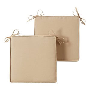 Kensington Garden 2pc 18" Square Outdoor Chair Pad - 1 of 4