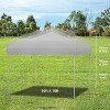 GustoWave 10x10 Ft Pop Up Canopy with 1 Sidewall for Deck, Garden - 3 of 4