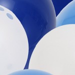 blue white