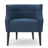 Grungis 29'' W Accent Chair with Wood Legs and Button tufted,Club Chair for Bedroom,Reading Room - 4 of 4