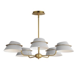 Maxim Lighting Lucas 5 - Light Chandelier in  Natural Aged Brass - 1 of 3