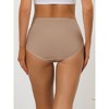 INSPIRE CHIC Women's Hi-Cut Ribbed High Waist Tummy Control Available in Plus Size Briefs 9 Packs - image 2 of 4