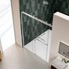 NicBex Shower Door 56-60" Wx74"H Bypass Sliding Shower Door with 5/16" (8mm) Tempered Glass - 3 of 4
