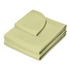Saloniture 3-Piece Microfiber Massage Table Sheet Set, Includes Flat and Fitted Sheets with Face Cradle Cover - 2 of 4