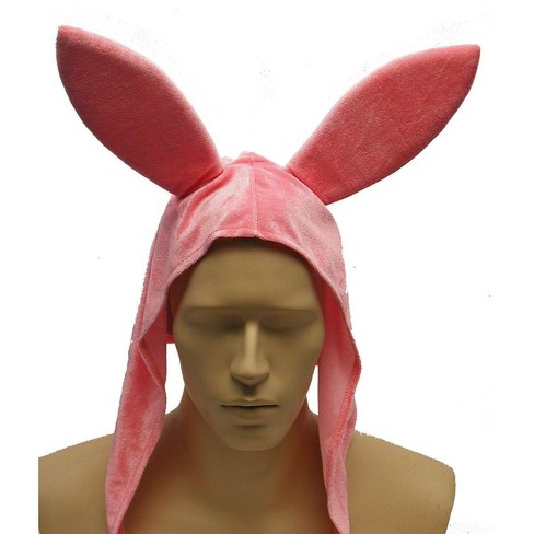 VAMSII Pink Rabbit Ear Hat Louise Belcher Quotes Makeup Bag Why Don't You  Try Speaking in Words Zip Organizer (Pink Rabbit Ear Makeup Bag)