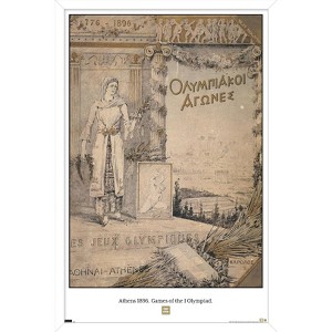 Trends International Team USA - Athens 1896. Games of the I Olympiad. Framed Wall Poster Prints - 1 of 4