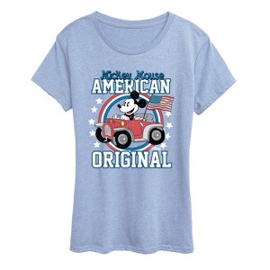 Women's - Disney - Mickey American Original Short Sleeve Graphic T-Shirt - 1 of 3