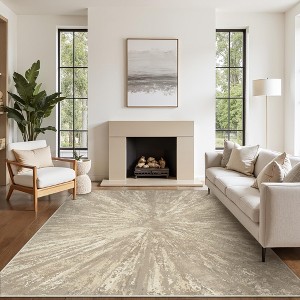 Abynow Medallion Distressed Persian Indoor Area Rug - 1 of 4