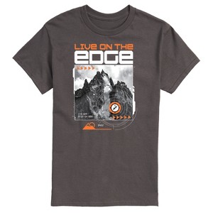 Men's - Instant Message - Live On The Edge Short Sleeve Graphic T-Shirt - 1 of 4