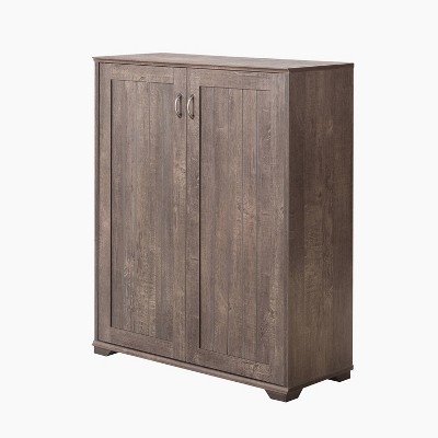 Moi Accent Storage Cabinet Walnut Oak - miBasics