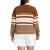 Lands' End Women's Drifter Rugby with Woven Collar Sweater - 2 of 3