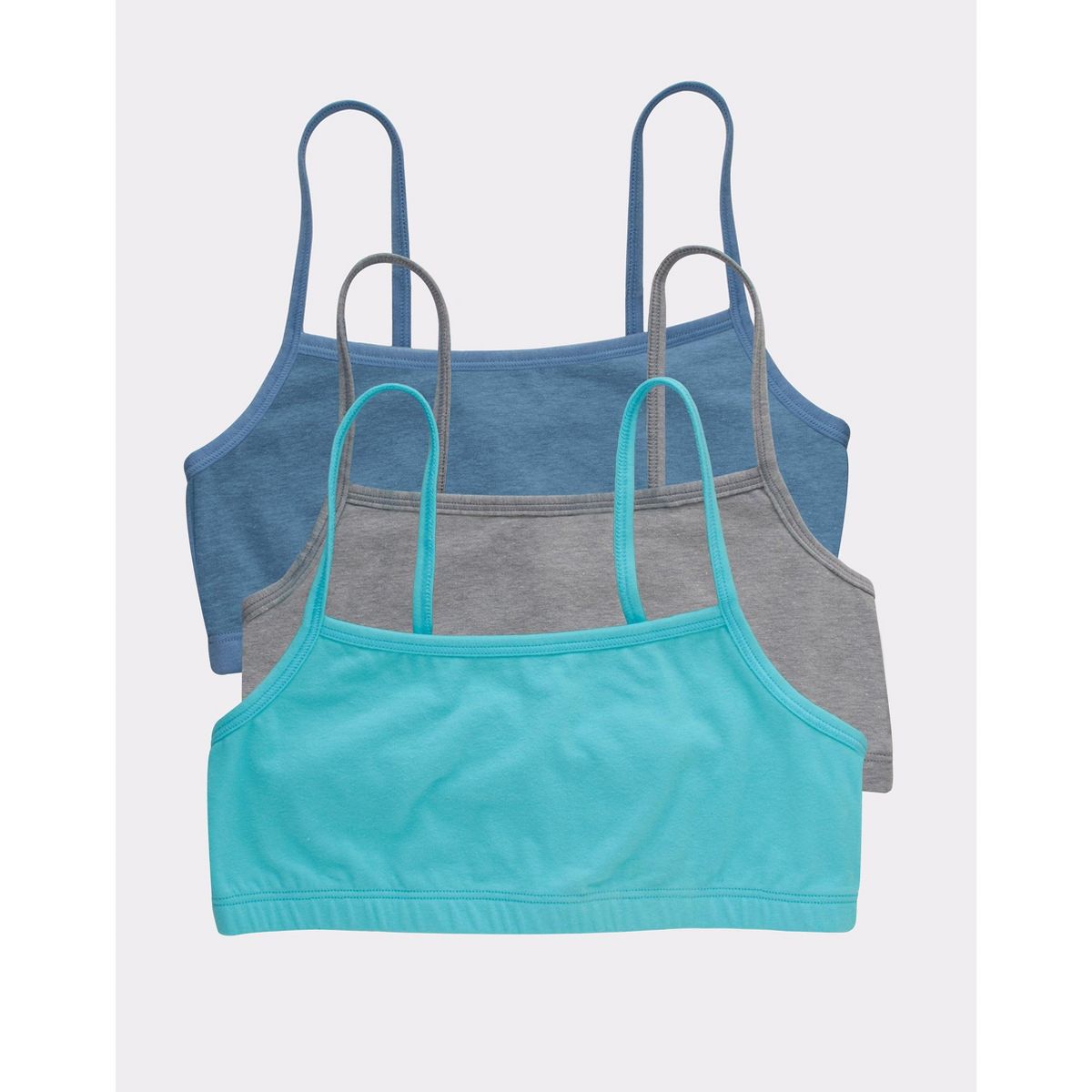 Hanes Women's String Crop Bralette, 3-Pack - thumbnail 5