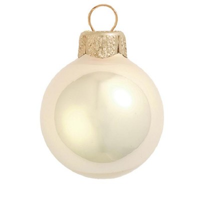 Northlight 4ct Pearl Glass Ball Christmas Ornament Set 4.75" - Champagne Gold