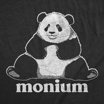 Мужские футболки Crazy Dog T-Shirts, Inc. Mens Funny T Shirts Pandamonium Sarcastic Panda Graphic Novelty Tee for Men - Crazy Dog Men's T Shirt for Animal Lovers Black L — фото 2