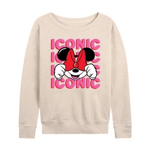 Women's - Disney - Minnie Mouse Iconic Lightweight French Terry Slouchy - 1 of 4