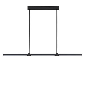 ET2 Lighting Dorian 3 - Light Island Pendant Light in  Black - 1 of 4