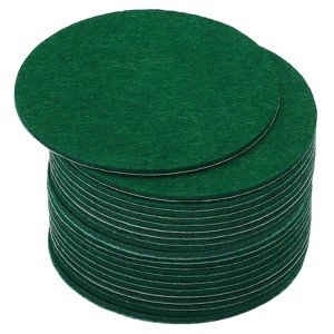 Unique Bargains Round Soft Adhesive Non-slip Anti-scratch Furniture Lamp Base Felt 20 Pcs - 1 of 4