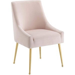 Modway Discern Upholstered Performance Velvet Dining Chair - Pink - 1 of 3