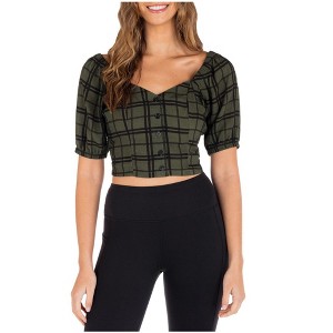Hurley Womens Cropped Pullover Blouse - 1 of 1