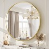 Apmir  Round High Quality Aluminum Alloy Framed French Cleat Mounted Wall Decor Bathroom Vanity Mirror - 4 of 4