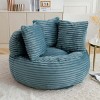 Corduroy Bean Bag Couch Oversized High Back,Bean Bag Sofa Chair with Filler for Living Room Bedroom,Large Bean Bag Chair for Gaming Home-Koiai - 2 of 4