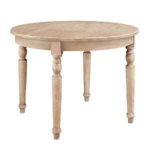 Belfort Light Natural Round Table Brown - Linon