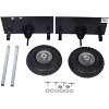 Acekool Adjustable Door Dolly, 600lbs Capacity Panel Cart with 2 Pneumatic Wheels, Clamp Grip for Drywall, Doors, Heavy Appliances - 3 of 4