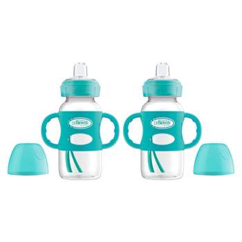 Dr. Brown's Wide-Neck Sippy Bottle with Handles - 2pk