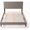 Streamdale Dove Tufted Upholstered Platform Bed - Tungsten Gray - Queen - 4 of 4