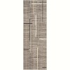 Washable Thin Indoor Rug, Modern Interwoven Lines, Low Pile, Stain-Resistant, Non-Slip for Living Room, Bedroom, Kitchen - 2 of 4