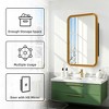 Dovelina Wall Medicine Cabinet Mirror Cabinet Multifunctional Wall-Mounted Mirrored Cabinet with Magnetic Doors - 3 of 4