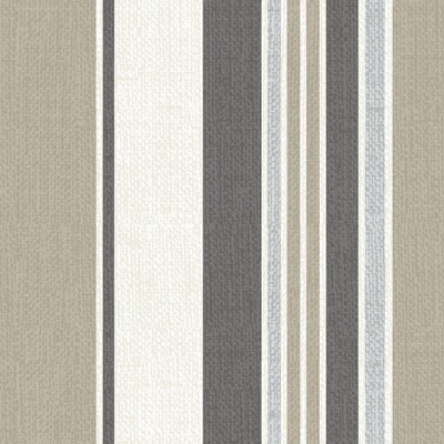 Taupe Grey Boardwalk Stripe Bamboo Polyester Outdoor Cushion Set