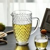 Slickblue Old School Hobnail Glass Carafe Pitcher - 58oz. for Everyday Use - 4 of 4