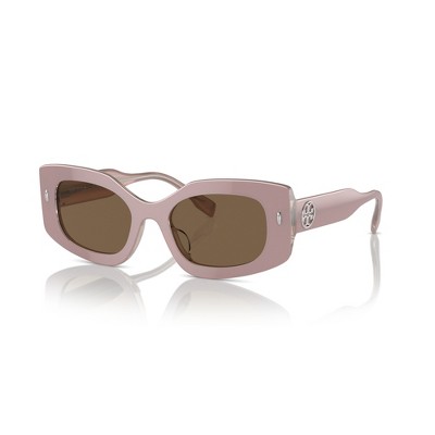 Tory Burch TY 7202U 194773 Womens Irregular Sunglasses Pearlized Pink 50mm